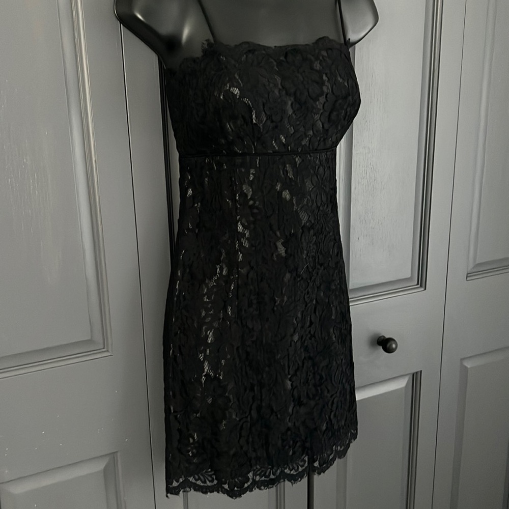 Beautiful Black Lace Nanette Lenore Dress Size 8
